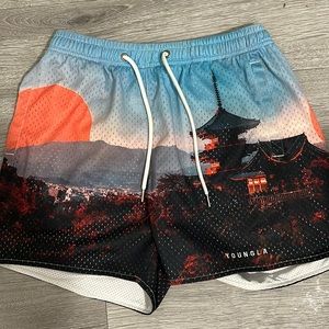 Young LA house party shorts, size Medium.